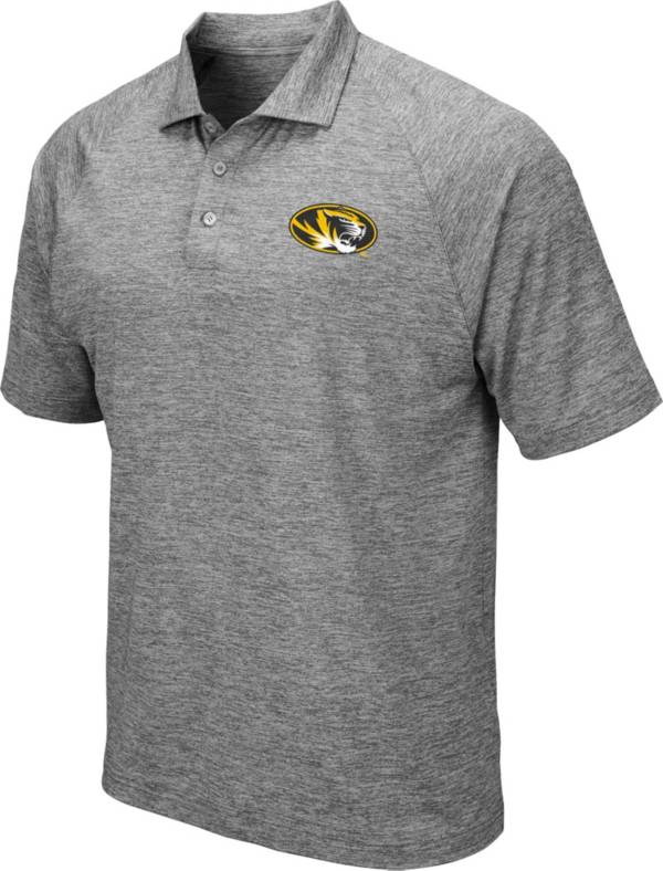 Colosseum Men's Missouri Tigers Grey Polo