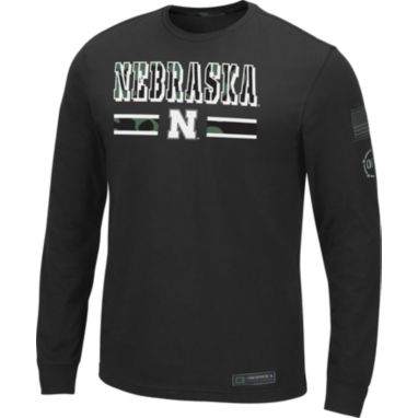 sorry, Colosseum Men's Nebraska Cornhuskers Black OHT Long Sleeve T-Shirt is currently out of stock