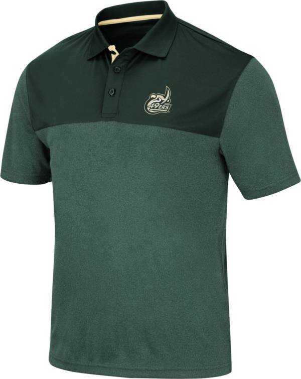 Colosseum Men's Charlotte 49ers Green Links Polo