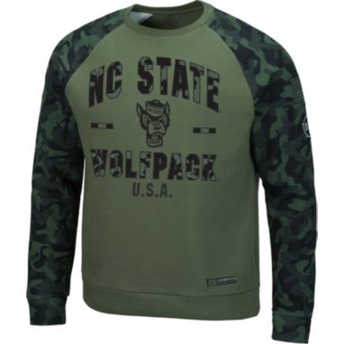 sorry, Colosseum Men's NC State Wolfpack Green OHT Crew Pullover Sweatshirt is currently out of stock