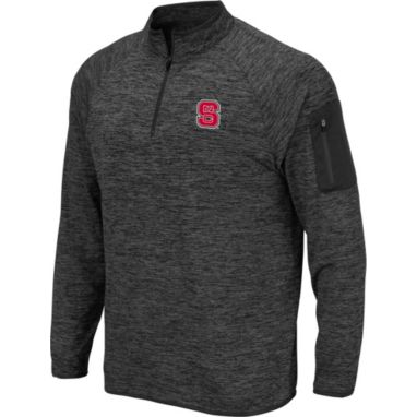 sorry, Colosseum Men's NC State Wolfpack Grey Quarter-Zip Shirt is currently out of stock
