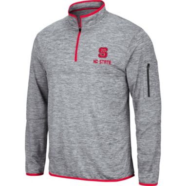sorry, Colosseum Men's NC State Wolfpack Grey Quarter-Zip Pullover Shirt is currently out of stock