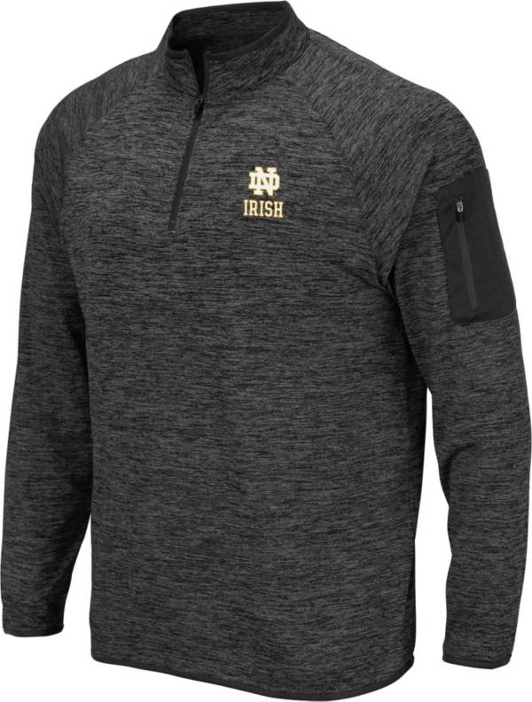 Colosseum Men's Notre Dame Fighting Irish Grey Quarter-Zip Shirt product image