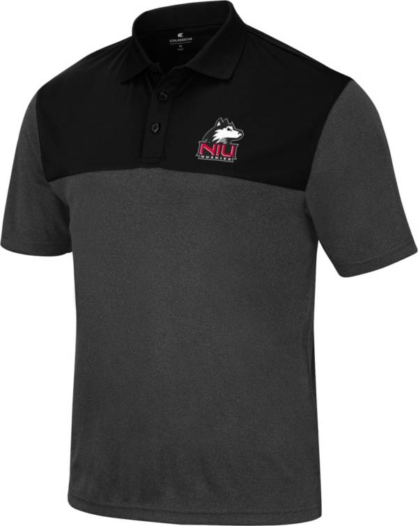 Colosseum Men's Northern Illinois Huskies Black Polo