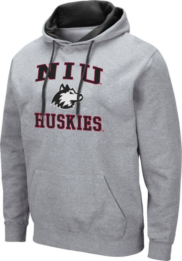 Colosseum Men's Northern Illinois Huskies Grey Pullover Hoodie