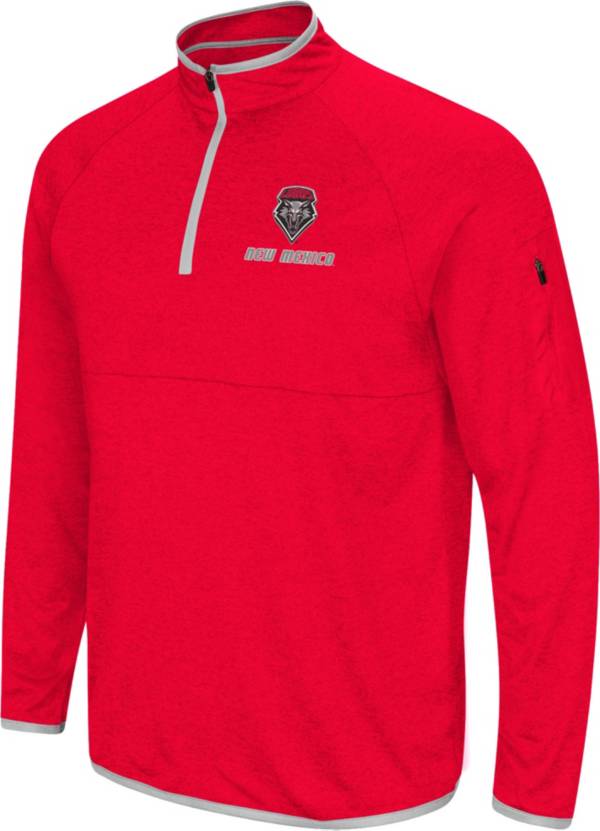 Colosseum Men's New Mexico Lobos Cherry Rival Quarter-Zip Pullover Shirt