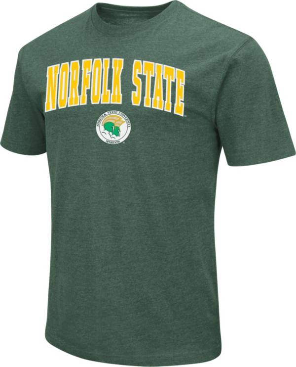 Colosseum Men's Norfolk State Spartans Green Dual Blend T-Shirt