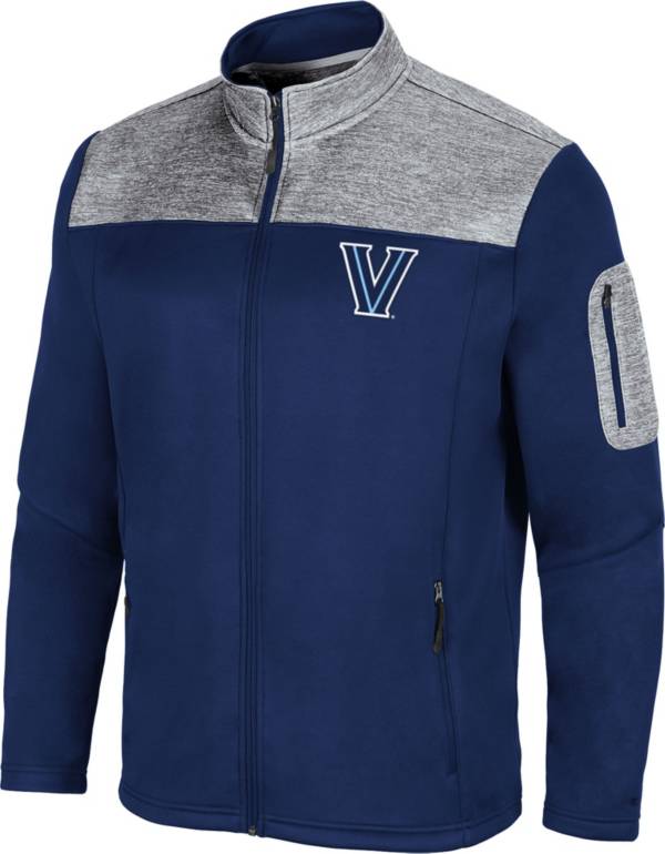 Colosseum Men's Villanova Wildcats Navy Third Wheel Full-Zip Jacket