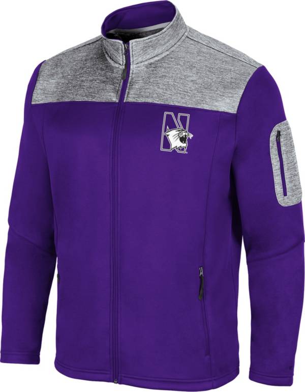 Colosseum Men's Northwestern Wildcats Purple Third Wheel Full-Zip Jacket product image