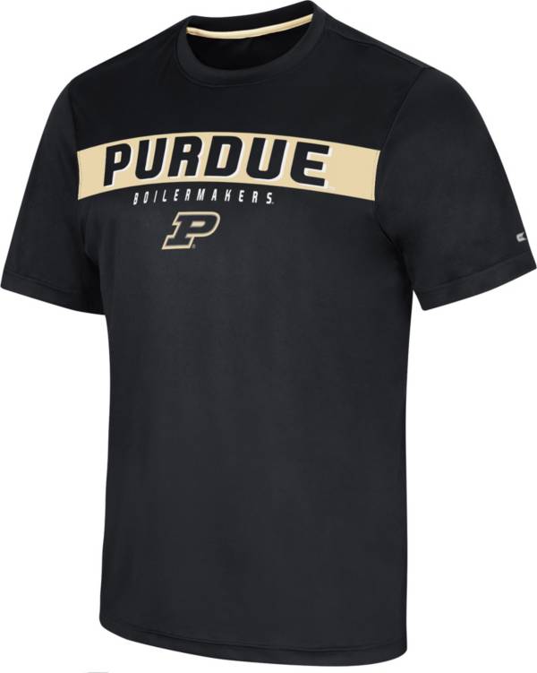 Colosseum Men's Purdue Boilermakers Black Mosbius T-Shirt