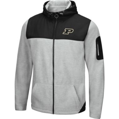 sorry, Colosseum Men's Purdue Boilermakers Grey Swartz Full-Zip Jacket is currently out of stock