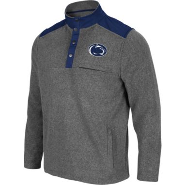 sorry, Colosseum Men's Penn State Nittany Lions Grey Huff Quarter-Snap Pullover Jacket is currently out of stock
