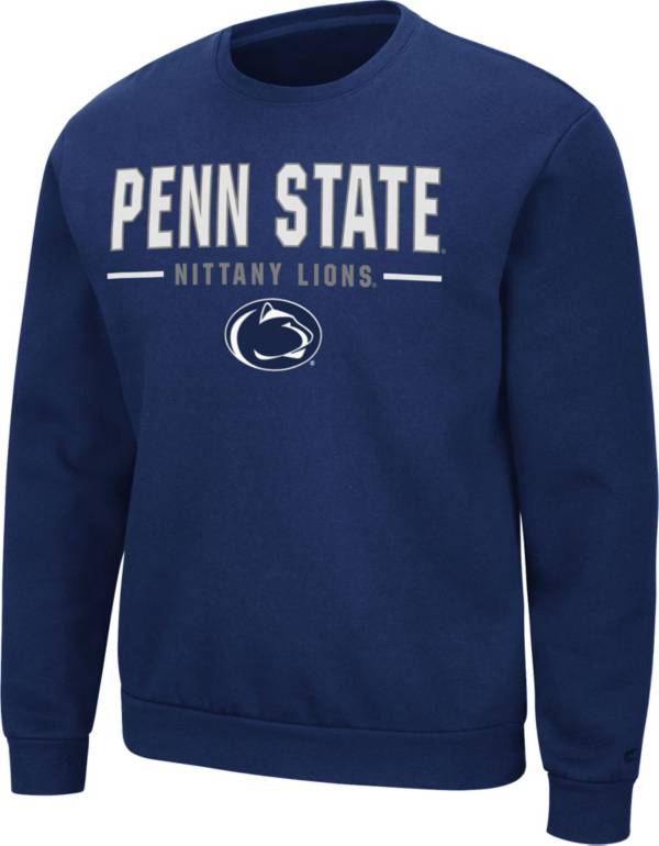 Colosseum Men's Penn State Nittany Lions Blue Time Machine Crew Pullover Sweatshirt product image