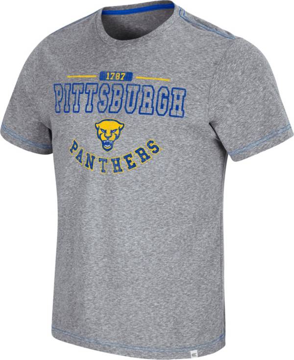 Colosseum Men's Pitt Panthers Grey Tannen T-Shirt product image