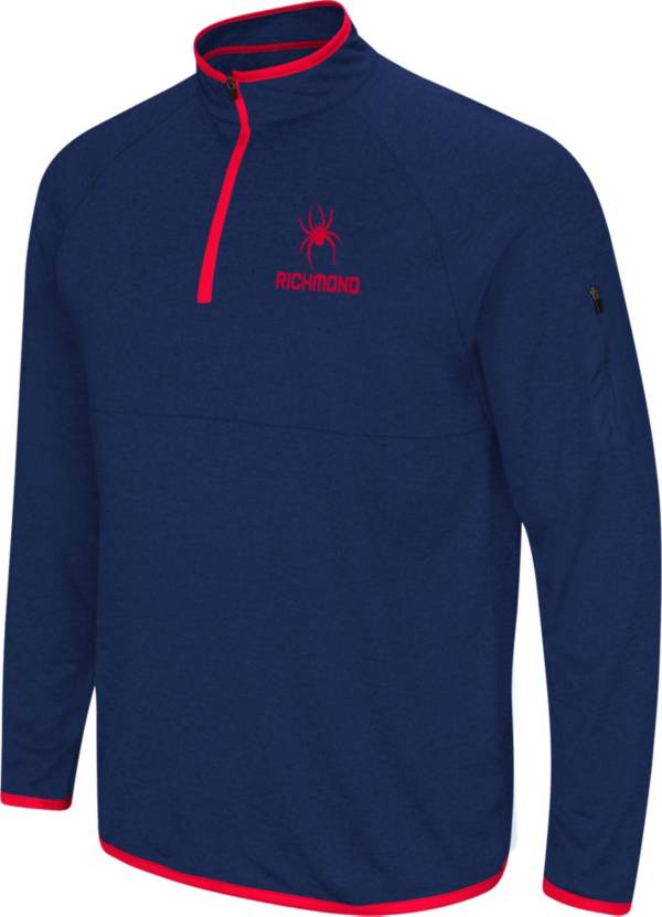 Colosseum Men's Richmond Spiders Blue Rival Quarter-Zip Pullover Shirt