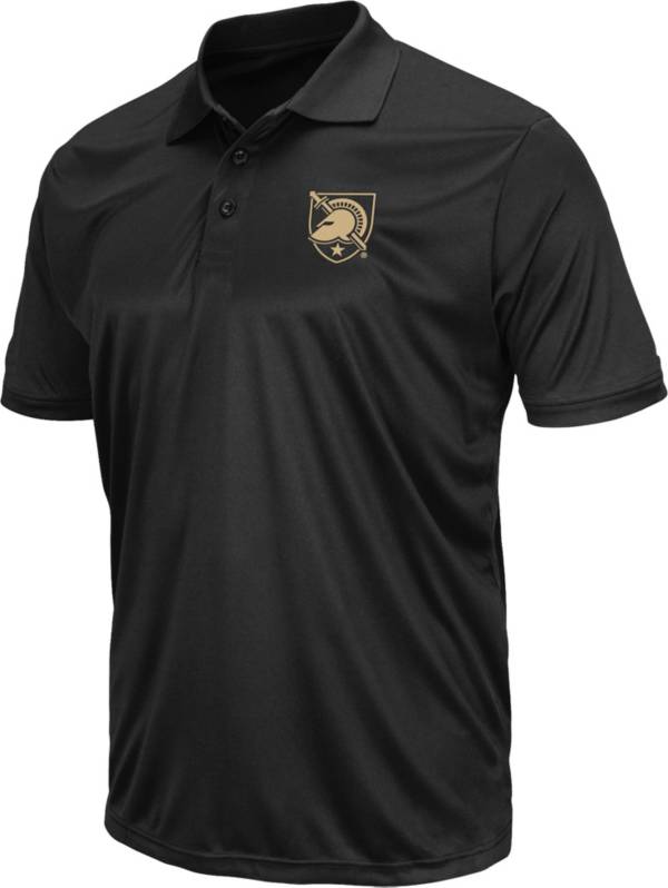 Colosseum Men's Army West Point Black Knights Army Black Polo