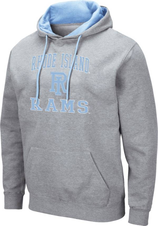 Colosseum Men's Rhode Island Rams Grey Pullover Hoodie