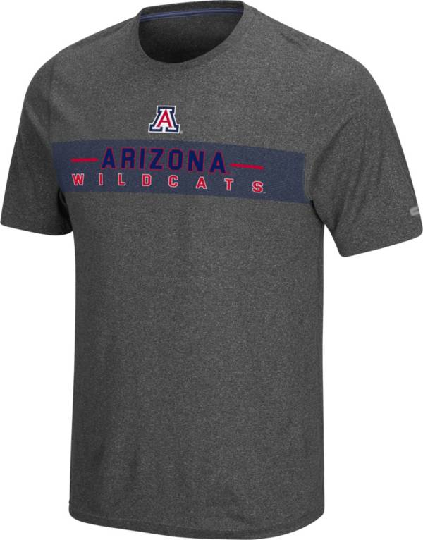 Colosseum Men's Arizona Wildcats Grey Marty T-Shirt