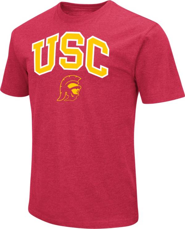 Colosseum Men's USC Trojans Cardinal Dual Blend T-Shirt