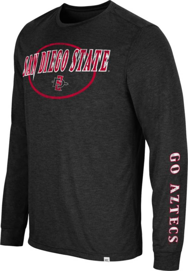 Colosseum Men's San Diego State Aztecs Black Far Out! Long Sleeve T-Shirt product image