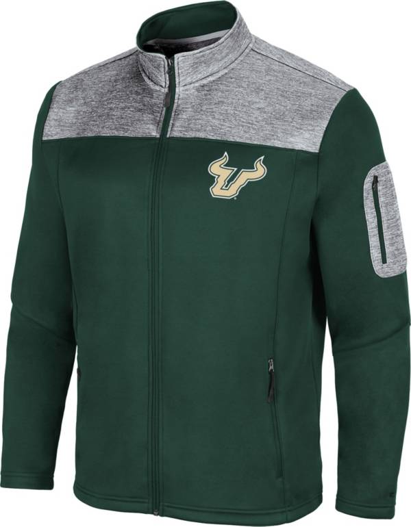 Colosseum Men's South Florida Bulls Green Third Wheel Full-Zip Jacket
