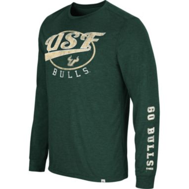 sorry, Colosseum Men's South Florida Bulls Green Far Out! Long Sleeve T-Shirt is currently out of stock
