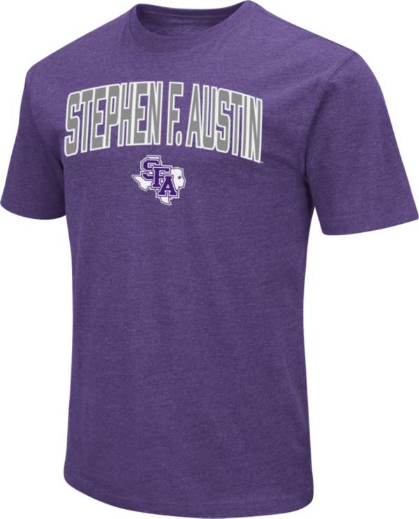 Colosseum Men's Stephen F. Austin Lumberjacks Purple Dual Blend T-Shirt