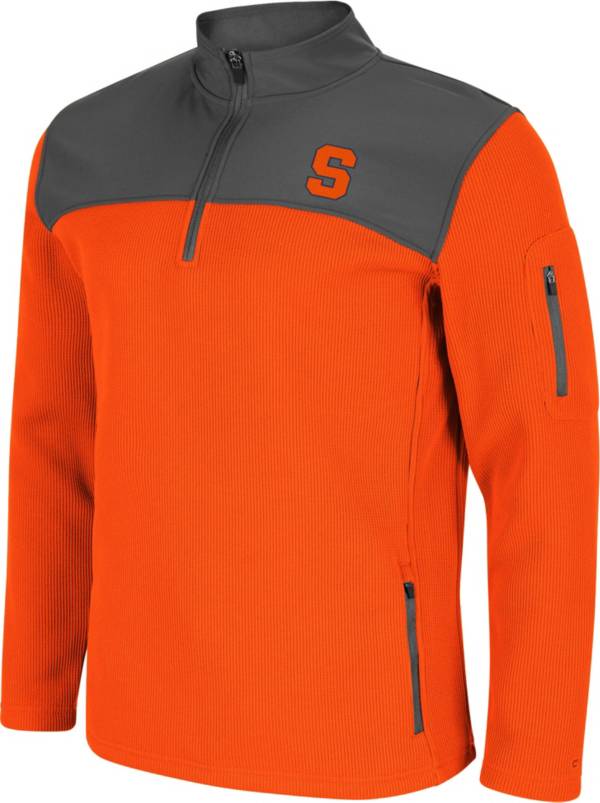 Colosseum Men's Syracuse Orange Orange Lemon Law Quarter-Zip Pullover Jacket