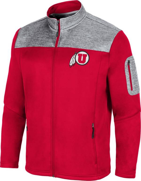 Colosseum Men's Utah Utes Crimson Third Wheel Full-Zip Jacket product image