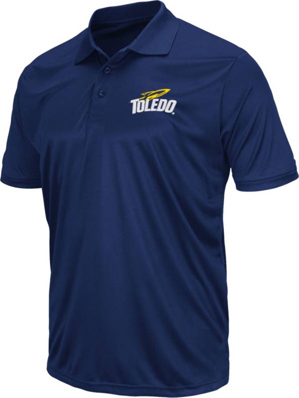 Colosseum Men's Toledo Rockets Midnight Blue Polo