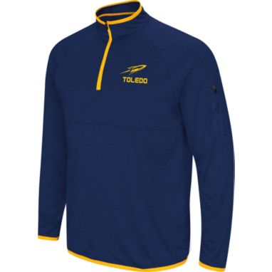 sorry, Colosseum Men's Toledo Rockets Midnight Blue Rival Quarter-Zip Pullover Shirt is currently out of stock