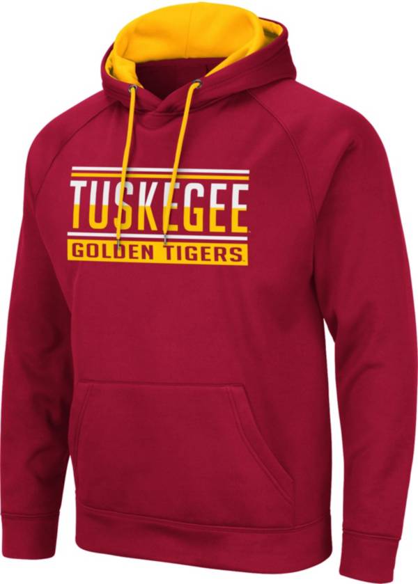 Colosseum Men's Tuskegee Golden Tigers Crimson Pullover Hoodie