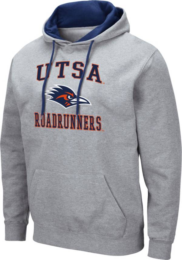 Colosseum Men's UT San Antonio Roadrunners Grey Pullover Hoodie