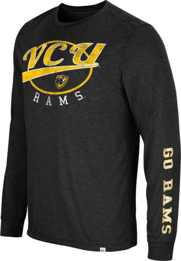 Colosseum Men's VCU Rams Black Far Out! Long Sleeve T-Shirt product image