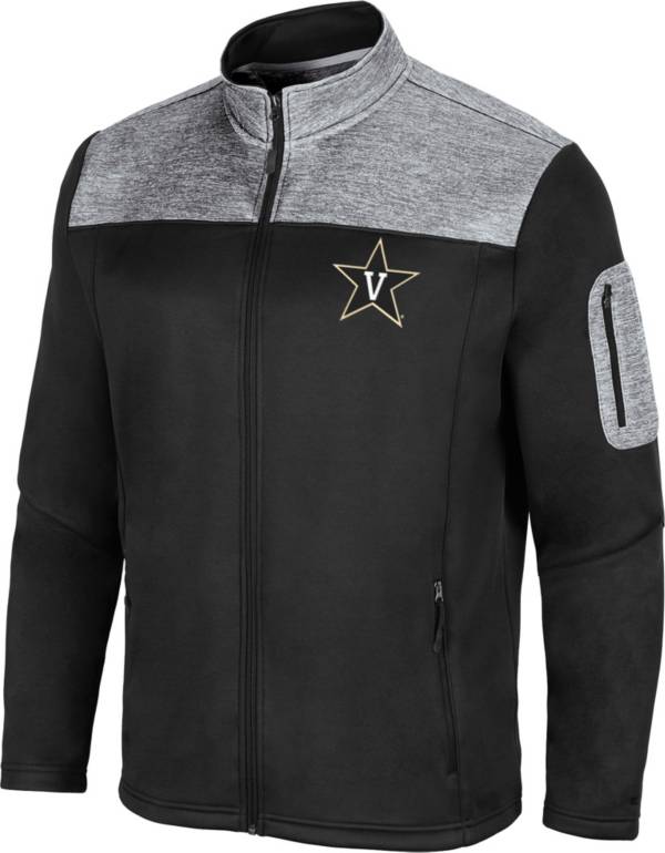 Colosseum Men's Vanderbilt Commodores Black Third Wheel Full-Zip Jacket