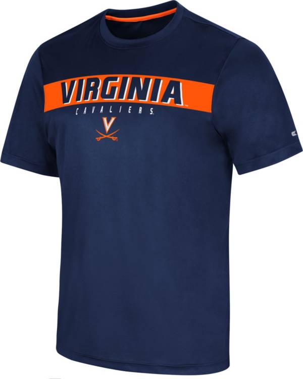 Colosseum Men's Virginia Cavaliers Blue Mosbius T-Shirt