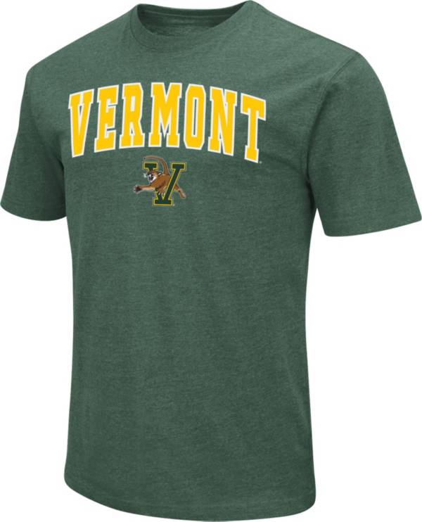 Colosseum Men's Vermont Catamounts Green Dual Blend T-Shirt