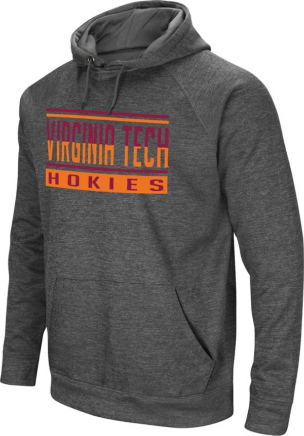 Colosseum Men's Virginia Tech Hokies Grey Pullover Hoodie