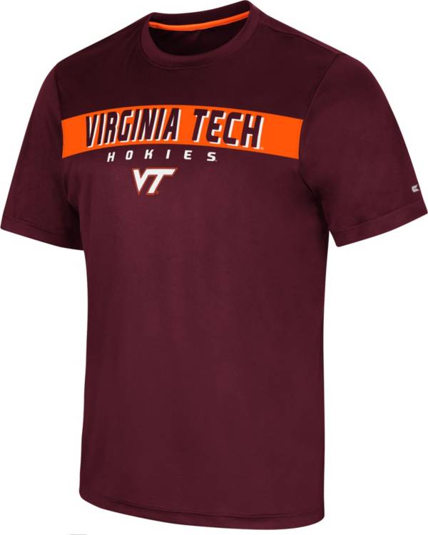 Colosseum Men's Virginia Tech Hokies Maroon Mosbius T-Shirt