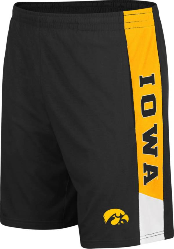 Colosseum Men's Iowa Hawkeyes Black Wonkavision Shorts