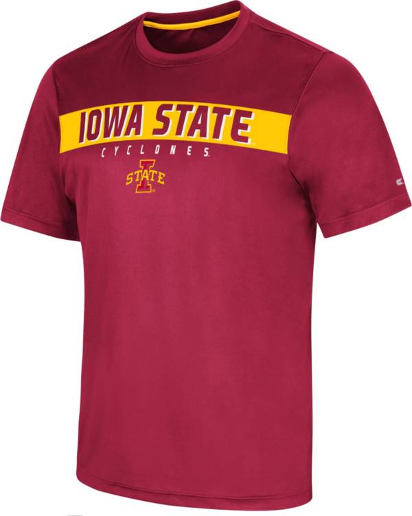 Colosseum Men's Iowa State Cyclones Cardinal Mosbius T-Shirt