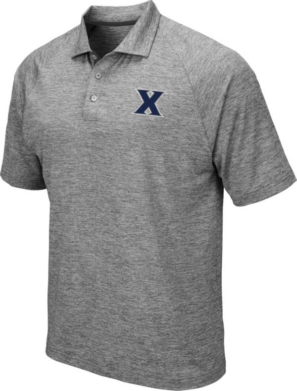 Colosseum Men's Xavier Musketeers Grey Polo