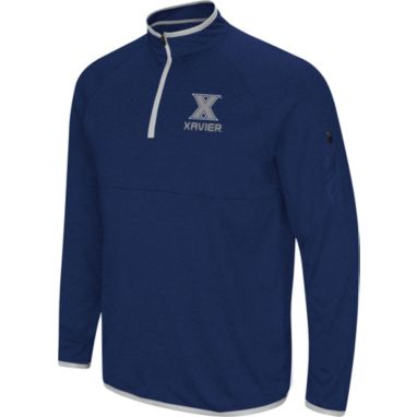 sorry, Colosseum Men's Xavier Musketeers Blue Rival Quarter-Zip Pullover Shirt is currently out of stock