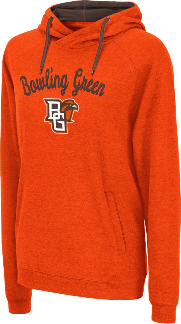 Colosseum Women's Bowling Green Falcons Orange Pullover Hoodie