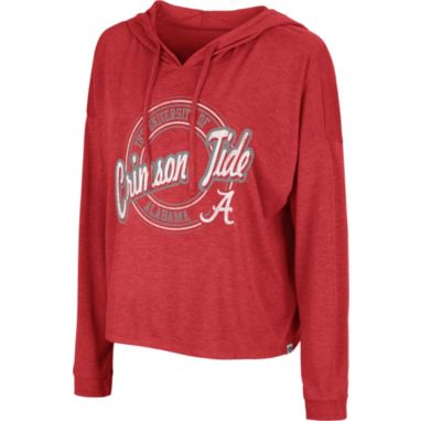 sorry, Colosseum Women's Alabama Crimson Tide Crimson Cody Meet & Greet Hooded Long Sleeve T-Shirt is currently out of stock