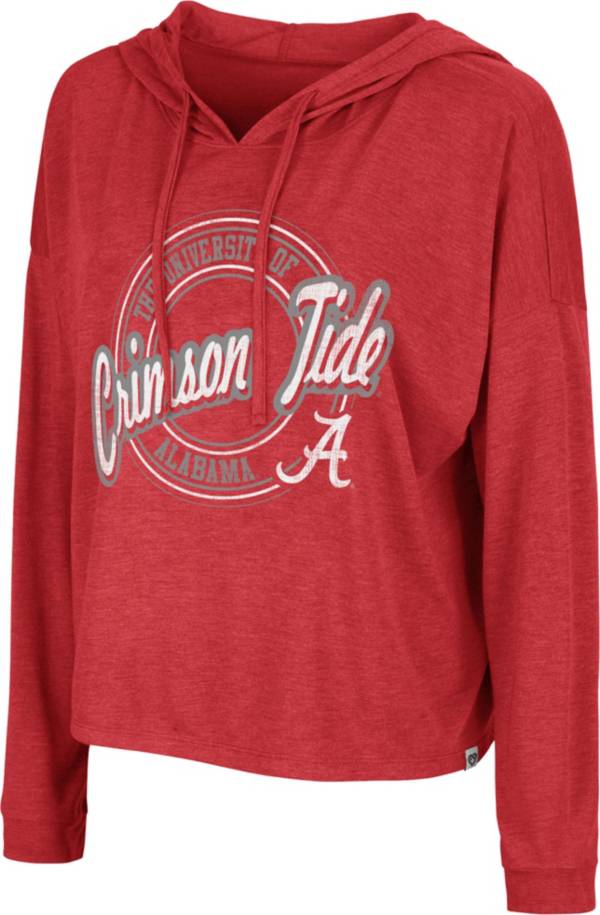 Colosseum Women's Alabama Crimson Tide Crimson Cody Meet & Greet Hooded Long Sleeve T-Shirt product image
