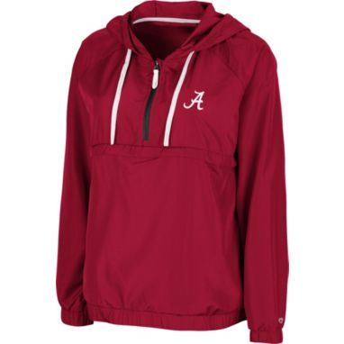 sorry, Colosseum Women's Alabama Crimson Tide Crimson Doodling Packable Quarter-Zip Anorak is currently out of stock