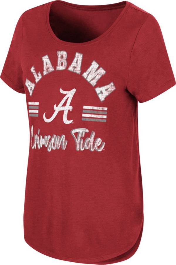 Colosseum Women's Alabama Crimson Tide Crimson Shaka Scoop-Neck T-Shirt product image