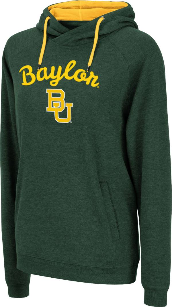 Colosseum Women's Baylor Bears Green Pullover Hoodie