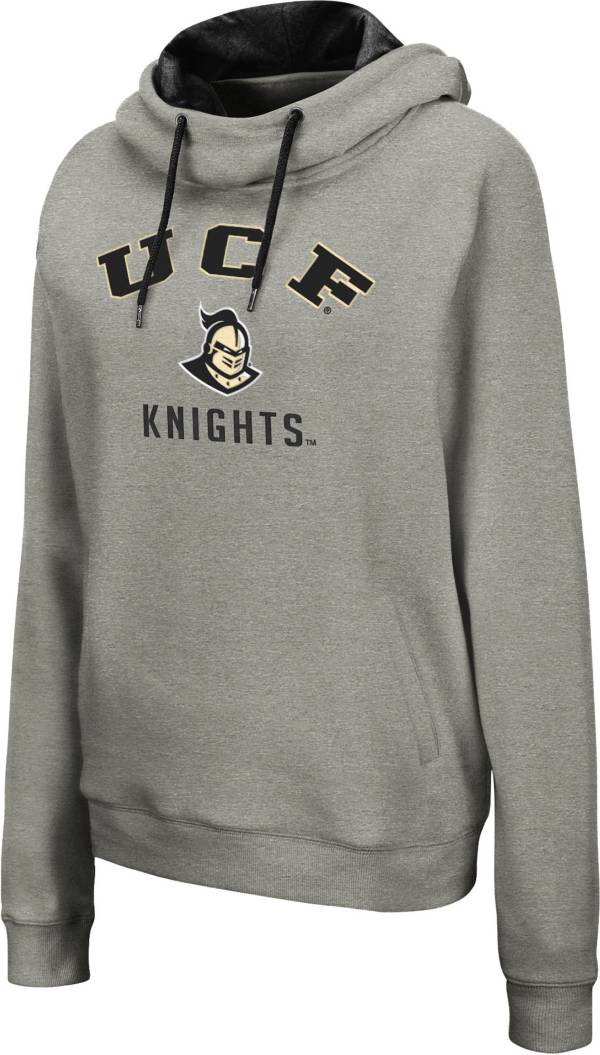 Colosseum Women's UCF Knights Grey Funnel Pullover Hoodie